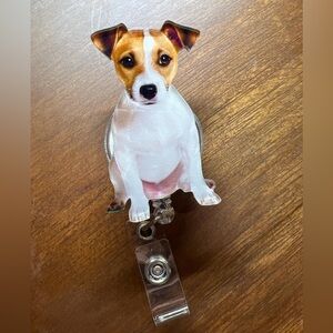 New Terrier Dog Badge Reel